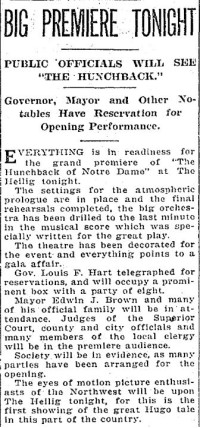 November 23, 1923 article