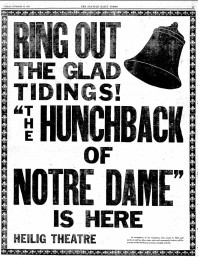 November 23, 1923 advertisement